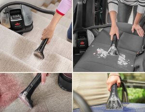 BISSELL 40651 SpotClean Mini bezprzewodowy odkurzacz piorący z akcesoriami 6