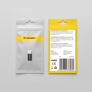 Adapter USB Wozinsky WAAC-01 USB-A - USB-C Czarny  (5907769378980) 10