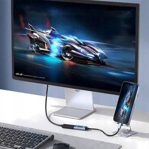 Adapter USB Wozinsky WACH-01 USB-C - HDMI Czarny  (5907769378904) 4