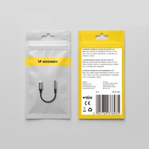 Adapter USB Wozinsky WALJ-01 Lightning - Jack 3.5mm Czarny  (5907769378935) 7