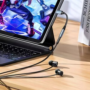 Adapter USB Wozinsky WACM-01 USB-C - Jack 3.5mm Czarny  (5907769378928) 3
