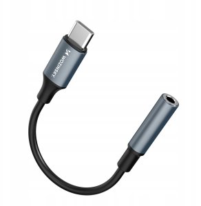 Adapter USB Wozinsky WACM-01 USB-C - Jack 3.5mm Czarny  (5907769378928) 7