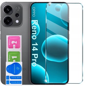 Etui MAGNET do Oppo Reno 14 Pro 5G Zamykane Czarne Futerał + Szkło 9H 9