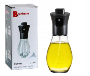 Dozownik szklany atomizer na olej oliwę ocet przyprawy w płynie butelka spray 200ML BRUNBESTE BB-3190 2