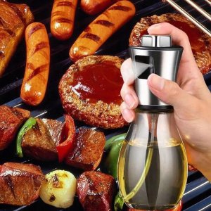 Dozownik szklany atomizer na olej oliwę ocet przyprawy w płynie butelka spray 200ML BRUNBESTE BB-3190 3