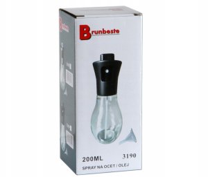 Dozownik szklany atomizer na olej oliwę ocet przyprawy w płynie butelka spray 200ML BRUNBESTE BB-3190 6