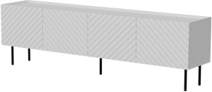 Cama Szafka RTV 4D LUCCA 200x40x59 biały 2