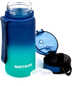 Meteor Bidon sportowy Meteor 350 ml niebieski/turkusowy 2