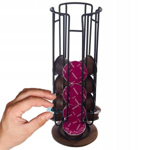 Stojak Obrotowy na Kapsułki Dolce Gusto Czarny RADKA 33,5 cm ORION 4