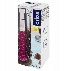 Stojak Obrotowy na Kapsułki Dolce Gusto Czarny RADKA 33,5 cm ORION 5