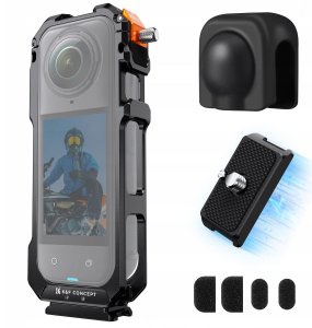 Frame Mount Klatka Ochronna Ramka 2x Iso 1/4 Gopro Dekielek Do Insta360 X5 / Kf31.182 2