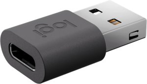 Adapter USB Logitech 956-000169 USB-A - USB-C Szary  (956-000169) 2