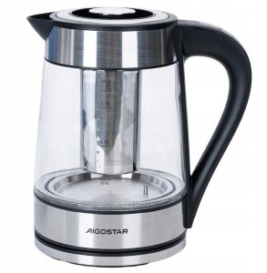 Czajnik Elektryczny Aigostar 2200W 1,7L Led Regulacja Temperatury Filtr 2