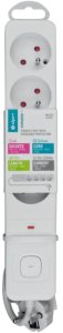 Listwa zasilająca DPM FMP4015W, 4 gniazda, 1,5m, biała 5