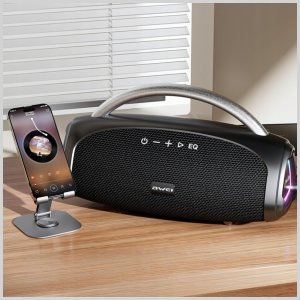 Głośnik bezprzewodowy AWEI KA39 100W Bluetooth 5.3 przenośny zewnętrzny czarny 5