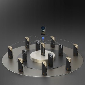 BUGANI Brief Lamborghini co-branded - black+silver - Przenośny głośnik Bluetooth 5