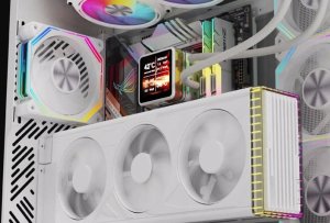 Darkflash DY460 computer case (White) + 4 ARGB fans 11