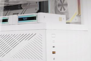 Darkflash DY460 computer case (White) + 4 ARGB fans 12