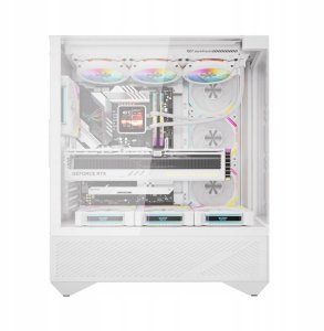 Darkflash DY460 computer case (White) + 4 ARGB fans 2