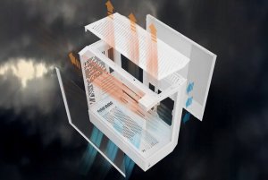 Darkflash DY460 computer case (White) + 4 ARGB fans 10