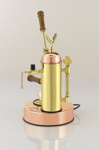 Ekspres dźwigniowy Elektra Micro Casa Leva miedź-mosiądz 2