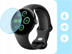 Hello Case 2-PAK Szkło Hybrydowe do Google Pixel Watch 3 (wersja 45 mm) (Szkiełko, 9H) 2