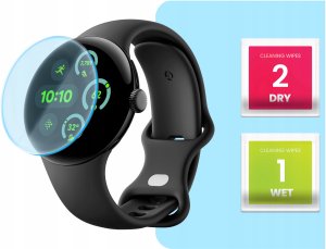 Hello Case 2-PAK Szkło Hybrydowe do Google Pixel Watch 3 (wersja 45 mm) (Szkiełko, 9H) 3