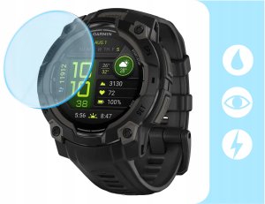 Hello Case 3-PAK Szkło Hybrydowe do Garmin Instinct 3 (wersja 45 mm) (Szkiełko, 9H) 2