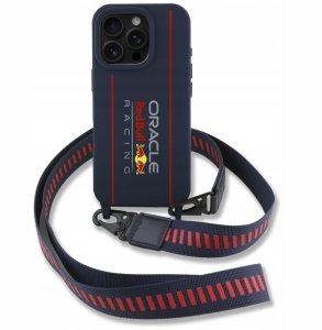 Red Bull RBHMP16X24SISOLRV iPhone 16 Pro Max 6.9" hardcase Silicone Strap and Vertical Logo MagSafe granatowy 2