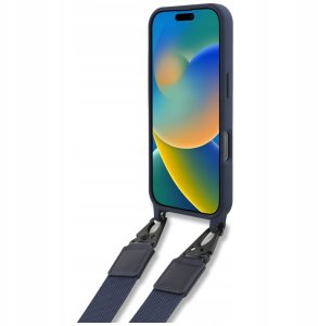 Red Bull RBHMP16X24SISOLRV iPhone 16 Pro Max 6.9" hardcase Silicone Strap and Vertical Logo MagSafe granatowy 4