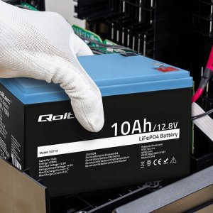 Qoltec Akumulator LiFePO4 Litowo-Żelazowo-Fosforanowy | 12.8V | 10Ah | 128Wh | BMS 4