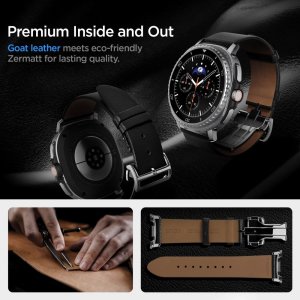 Pasek Spigen ENZO do Samsung Galaxy Watch 8 / Classic (40/44/46mm) czarny 7