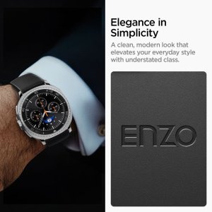 Pasek Spigen ENZO do Samsung Galaxy Watch 8 / Classic (40/44/46mm) czarny 9