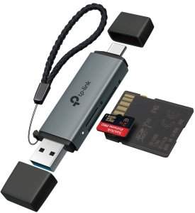 Czytnik TP-Link TP-Link UA430D USB3.0 Typ-C & Typ-A to SD+microSD 3.0 Adap. 2