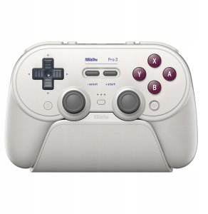 Pad 8BitDo Pro 3 balta Bezprzewodowy kontroler 6922621507123 (6922621507123) 2