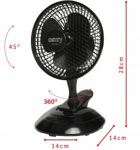 Wentylator CR7340 czarny 5