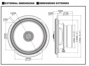 GŁOŚNIK SAM. ALPINE S2-S65 165MM/2DR 80W/240W Hi-Res AUDIO 5