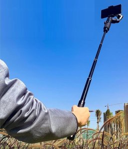 Ramię Teleskopowe Wysięgnik Grip Uchwyt do Gimbala Kamery Aparatu 73cm 1/4" / AOCHUAN / Selfie stick 73 cm 4