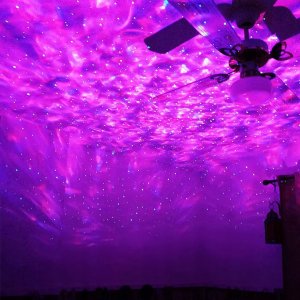 PROJEKTOR GWIAZD ZORZA POLARNA LAMPKA NOCNA DLA DZIECI USB BLUETOOTH PILOT 3