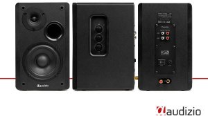 Głośniki komputerowe Audizio Zestaw aktywnych głośników półkowych KS02 80W BT czarne one size 16