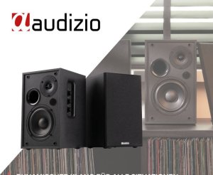 Głośniki komputerowe Audizio Zestaw aktywnych głośników półkowych KS02 80W BT czarne one size 2