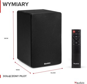 Zestaw aktywnych głośników półkowych KS01 80W, czarny one size 3