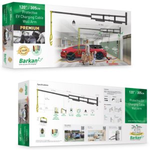 Uchwyt ścienny wysięgnik 305cm kabla ładowarki samochodowej 7