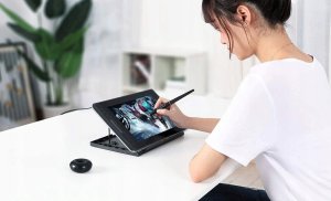 Tablet graficzny HUION Kamvas Pro 12 Tablet graficzny 11,6'' długopis z funkcją przechylania 4