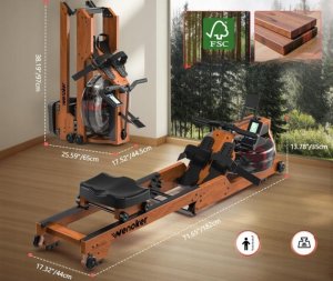 Wenoker Wioślarz wodny drewniany max 150kg 2025 3