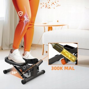 Niceday Twist Stepper swingowy z linami Trenażer nóg/ramion do 100kg 3