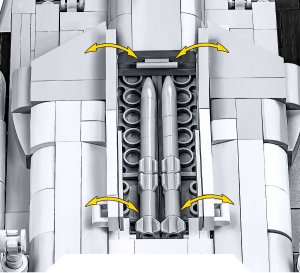 COBI TOP GUN Maverick Enemy Strike Jet 851kl 5921 8