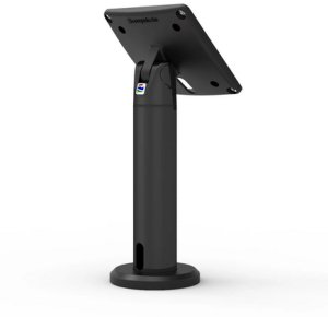 Compulocks iPad Mini 8.3" Space Enclosure Tilting Stand 8" - Aufstellung - fur Tablett - neigbares Standgehause - verriegelbar - hochwertiges Aluminium - Schwarz - Bildschirmgrosse: 21.1 cm (8.3") - Bodenaufstellung - fur Apple iPad mini (6. Generati 3