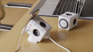 PowerCube PD USB-C 80W 3 Gniazda Typu A 3 Gniazda Typu C Bezprzewodowe Ładowanie 15W 2