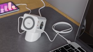 PowerCube PD USB-C 80W 3 Gniazda Typu A 3 Gniazda Typu C Bezprzewodowe Ładowanie 15W 3